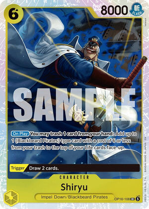 Shiryu [OP16-108] The Time of Battle