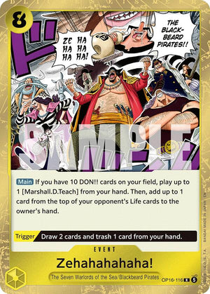 Zehahahahaha! [OP16-116] The Time of Battle