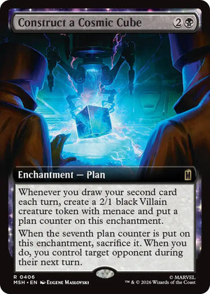 Construct a Cosmic Cube (Extended Art) [MSH/406] 2003 Magic: The Gathering