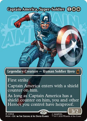 Captain America, Super-Soldier (Borderless) (0352) [MSH - 352]