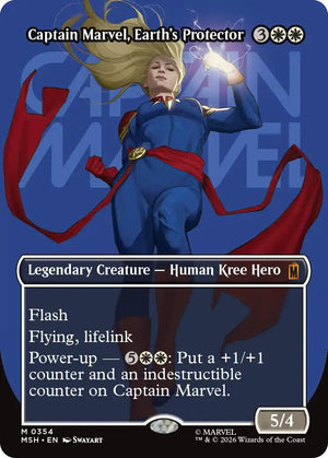 Captain Marvel, Earth's Protector (Borderless) (0354) [MSH - 354]