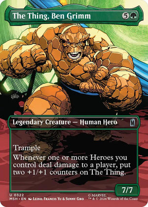 The Thing, Ben Grimm (Borderless) [MSH - 322]