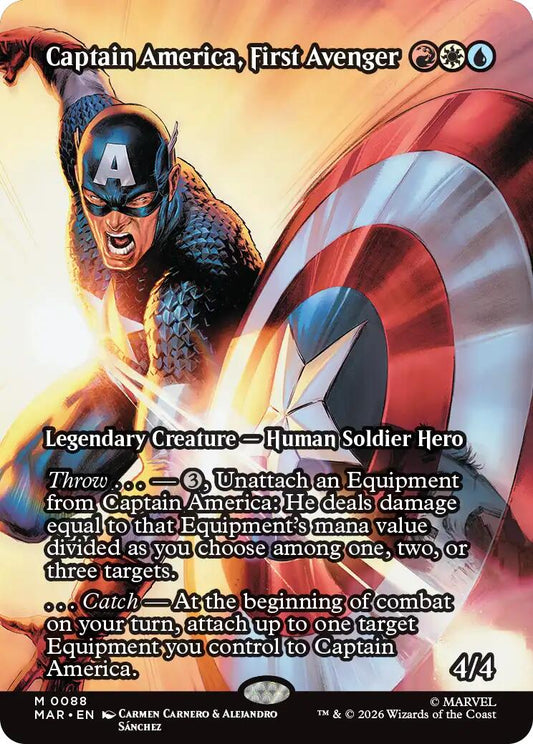 Captain America, First Avenger (Borderless)