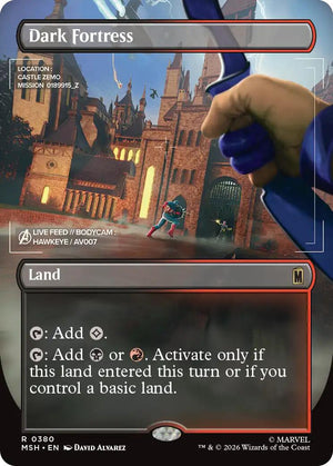 Dark Fortress (Borderless) [MSH/380] 2001 Magic: The Gathering