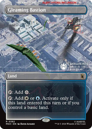 Gleaming Bastion (Borderless) [MSH/382] 2003 Magic: The Gathering