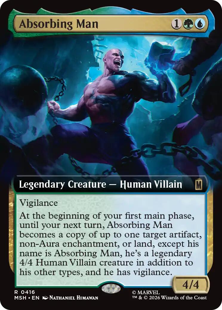 Absorbing Man (Extended Art) [MSH/416] 2026 Magic: The Gathering