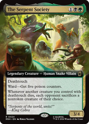 The Serpent Society (Extended Art) [MSH/424] 2026 Magic: The Gathering