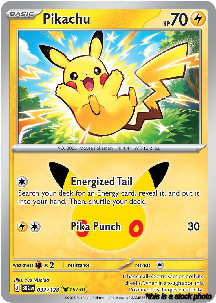 Pikachu - 037/128