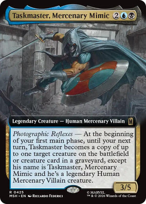 Taskmaster, Mercenary Mimic (Extended Art) [MSH/425] 2026 Magic: The Gathering