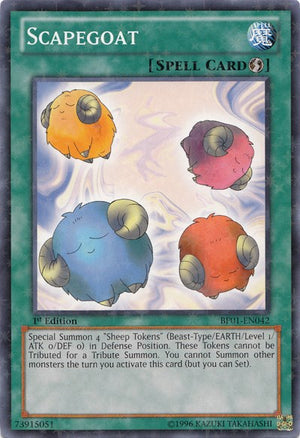 Unlimited Scapegoat (Starfoil) [BP01-EN042 Lightly Played] Starfoil Rare