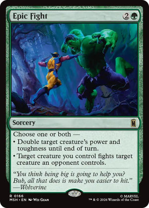 Epic Fight [MSH/166] 2026 Magic: The Gathering