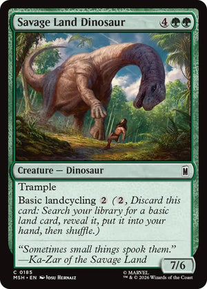 Savage Land Dinosaur [MSH - 185]