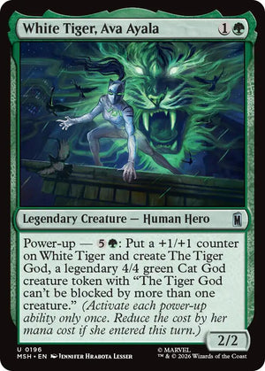 White Tiger, Ava Ayala [MSH/196] 2026 Magic: The Gathering