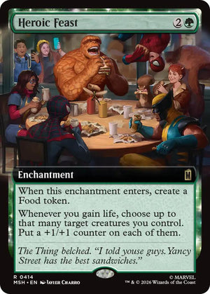Heroic Feast (Extended Art) [MSH/414] 2026 Magic: The Gathering