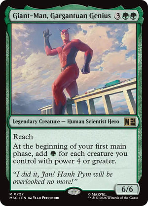 Giant-Man, Gargantuan Genius [MSC/722] 2026 Magic: The Gathering