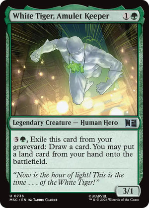 White Tiger, Amulet Keeper [MSC - 736]