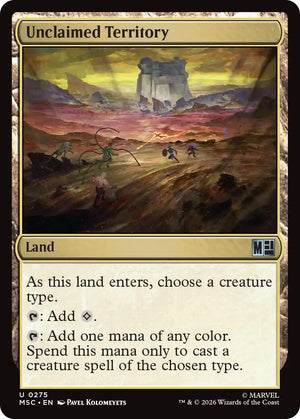 Unclaimed Territory [MSC - 275]