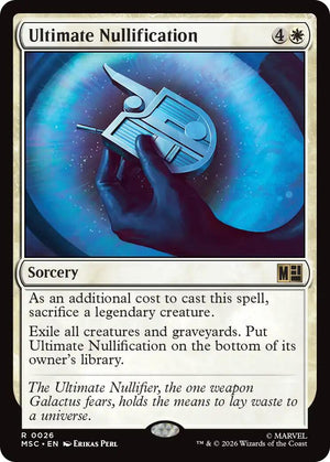 Ultimate Nullification [MSC/26] 2026 Magic: The Gathering