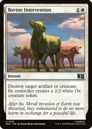 Bovine Intervention [MSC/123] 2026 Magic: The Gathering