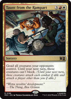 Taunt from the Rampart [MSC/188] 2026 Magic: The Gathering