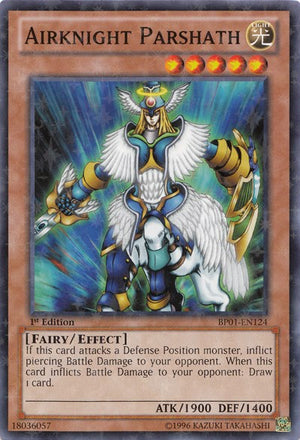 Unlimited Airknight Parshath (Starfoil) [BP01-EN124 Near Mint] Starfoil Rare