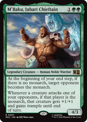M'Baku, Jabari Chieftain [MSC - 67]