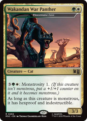 Wakandan War Panther - Fleecemane Lion [MSC - 282]