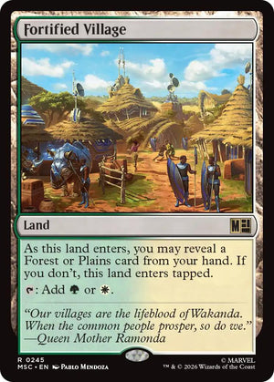 Fortified Village (Surge Foil) [MSC - 245]