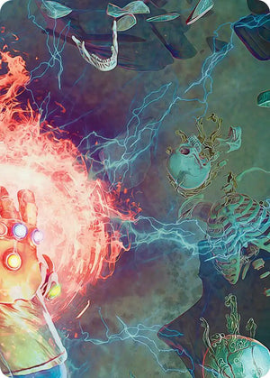 Thanos, the Mad Titan Art Card (3/9) [AAMSH/3] 2026 Magic: The Gathering