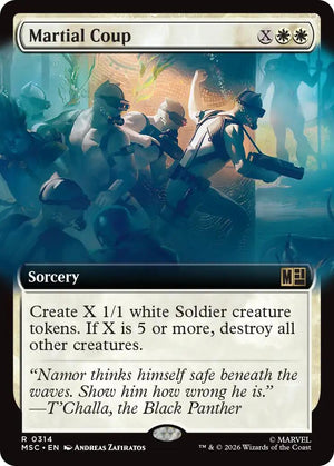 Martial Coup (Extended Art) [MSC/314] 2026 Magic: The Gathering
