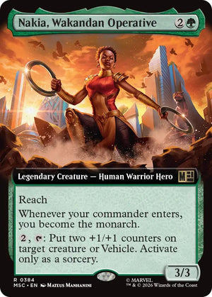 Nakia, Wakandan Operative (Extended Art) [MSC/384] 2026 Magic: The Gathering