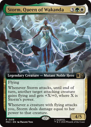 Storm, Queen of Wakanda (Extended Art) [MSC/418] 2026 Magic: The Gathering