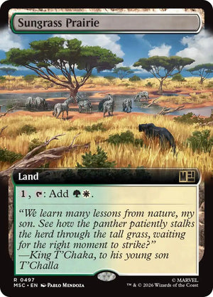 Sungrass Prairie (Extended Art) [MSC/497] 2026 Magic: The Gathering