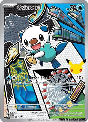 051 Oshawott Promo Holofoil