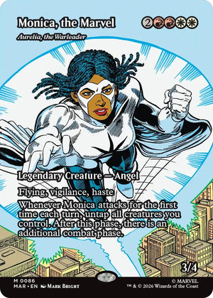 Monica, the Marvel - Aurelia, the Warleader (Borderless) [MAR - 86]