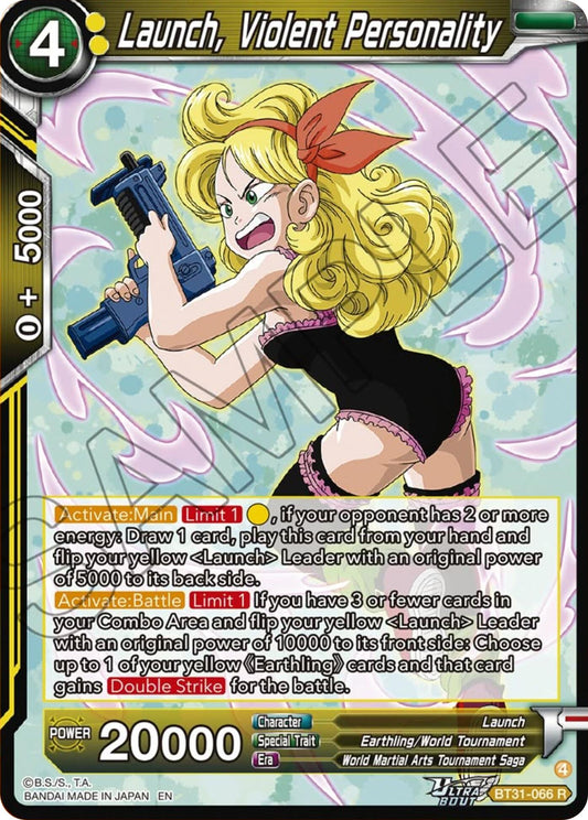Launch, Violent Personality