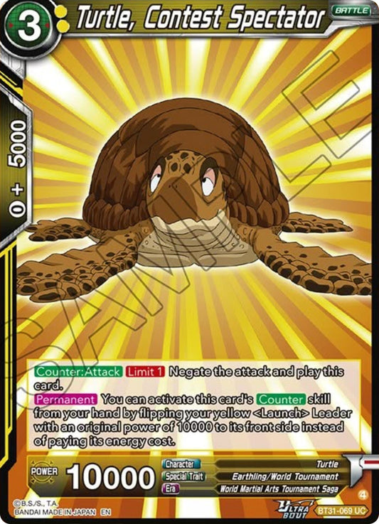 Turtle, Contest Spectator