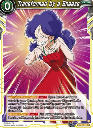 Transformed by a Sneeze [BT31-081]
