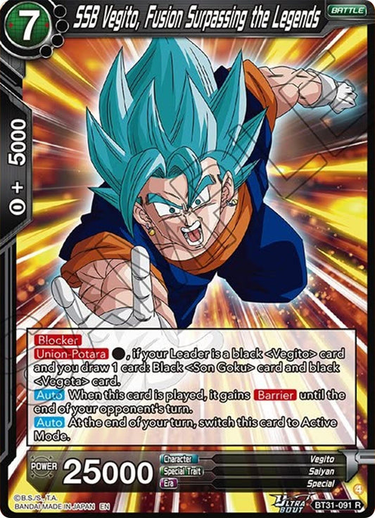 SSB Vegito, Fusion Surpassing the Legends