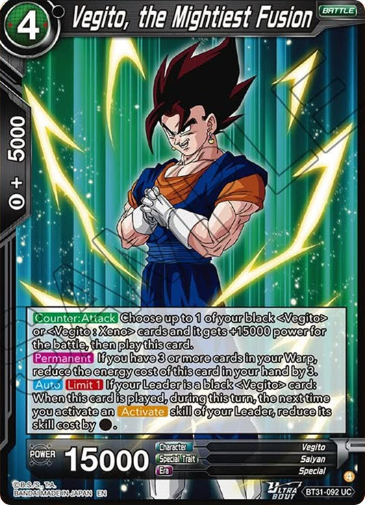 Vegito, the Mightiest Fusion