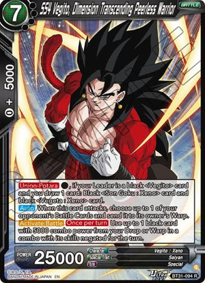 BT31-094 SS4 Vegito, Dimension Transcending Peerless Warrior