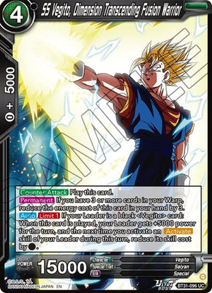 SS Vegito, Dimension Transcending Fusion Warrior [BT31-096]