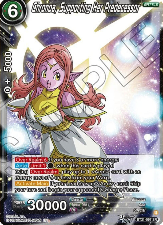Chronoa, Supporting Her Predecessor