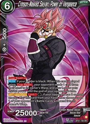 Crimson-Masked Saiyan, Power of Vengeance [BT31-106]