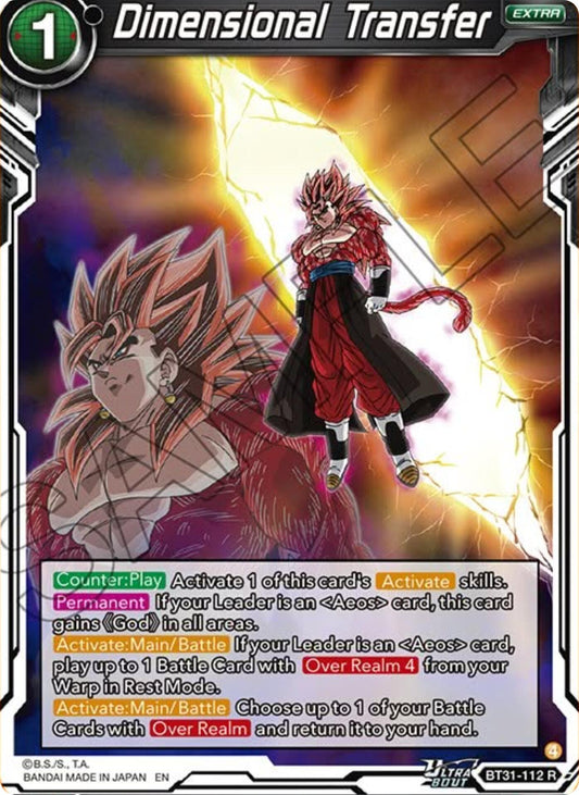 Dimensional Transfer