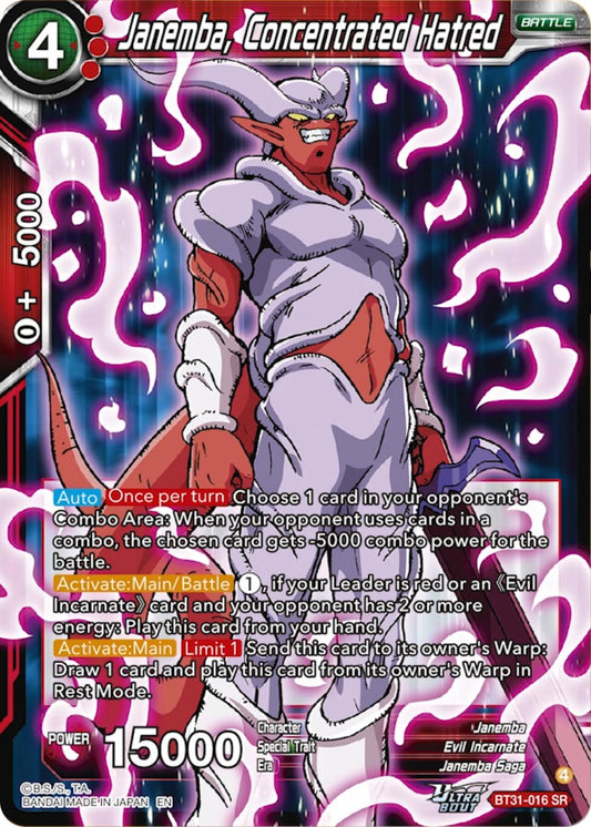 Janemba, Concentrated Hatred
