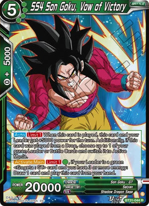 SS4 Son Goku, Vow of Victory [BT31-044]