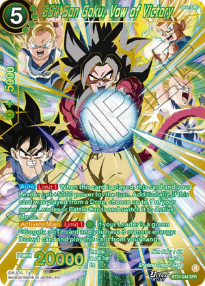 BT31-044 SS4 Son Goku, Vow of Victory (SPR)