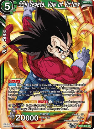 SS4 Vegeta, Vow of Victory [BT31-049]