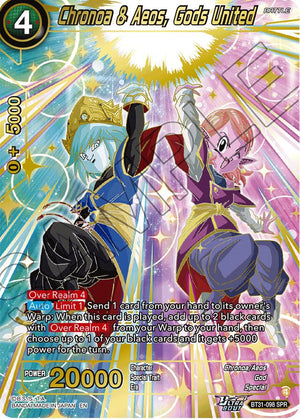Chronoa & Aeos, Gods United (SPR) [BT31-098]